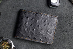 Handmade Leather Mens License Wallets Cool billfold Wallet Card Holder Small Card Slim Wallets for Men