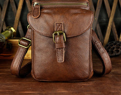 Cool Mens Leather Side Bag Belt Pouch Holster Belt Case Pack Waist Pouch for Men - iwalletsmen
