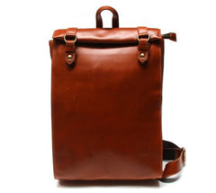 Brown Leather Mens Backpack Travel Backpacks Laptop Backpack for men - iwalletsmen