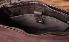 Handmade Leather Mens Cool Backpack Messenger Bag Briefcase Work Bag Business Bag for men