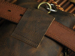 Vintage Leather Belt Pouches for Men Waist Bags BELT BAG For Men - iwalletsmen