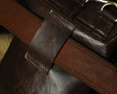 Mens Leather Small Side Bag  Waist Pouch COURIER BAG Holster Belt Case Belt Pouch for Men - iwalletsmen