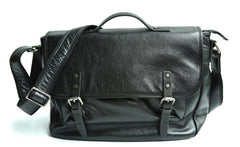 Cool Leather Mens Messenger Bag Briefcase Shoulder Bag for men - iwalletsmen