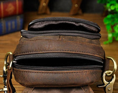 Leather Cell Phone Holster Belt Pouches for Men Waist Bag BELT BAG Shoulder Bag For Men - iwalletsmen