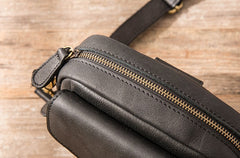 Leather Belt Pouch Phone Case Mens Waist Bag Shoulder Bag for Men - iwalletsmen