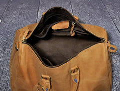 Leather Mens Weekender Bags Travel Bag Duffle Bag Shoulder Bags for Men - iwalletsmen