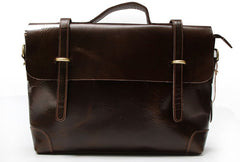 Cool Leather Mens Briefcase Messenger Bags Handbag Shoulder Bag for men - iwalletsmen