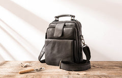Cool Leather Mens Small Shoulder Bags Messengers Bag for Men - iwalletsmen
