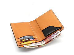 Cool Leather Mens Small Wallets Front Pocket Wallet Slim Wallet for Men - iwalletsmen