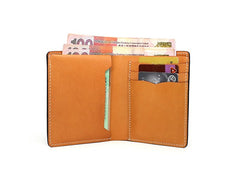 Cool Leather Mens Camouflage Small Wallet Front Pocket Wallet Slim Wallet for Men - iwalletsmen