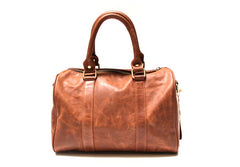 Leather Mens Small Weekender Bags Travel Bag Shoulder Bags for men - iwalletsmen