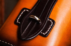 Handmade Biker Leather Belt Pouch Mens Cases Waist Bag Hip Pack Belt Bag Fanny Pack Bumbag for Men