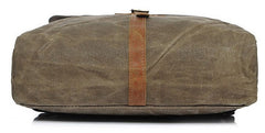 Cool Waxed Canvas Mens School Backpack Canvas Travel Backpack Canvas Backpack for Men - iwalletsmen