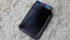 Mens Leather Slim Front Pocket Wallets Leather Cards Wallet for Men - iwalletsmen
