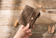Cool Canvas Mens Small Wallet Bifold Vintage billfold Wallets for Men - iwalletsmen