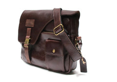 Cool Leather Mens Large Messenger Bags Shoulder Bag for men - iwalletsmen