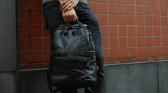 Mens Leather Backpack Cool Travel Backpacks Laptop Backpack for men - iwalletsmen