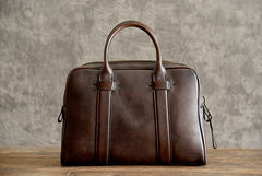 Genuine Leather Mens Cool Messenger Bag Briefcase Work Bag Business Bag for men