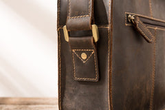 Cool Leather Mens Small Messenger Bags Shoulder Bag  for Men - iwalletsmen