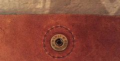 HandmadeLeather Mens Cool Long Leather Wallet Slim Travel Passport Wallet Clutch Wallet for Men