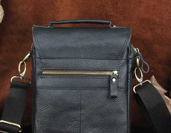 Cool Vintage Leather Mens Small Side Bag Messenger Bag Shoulder Bags for Men - iwalletsmen