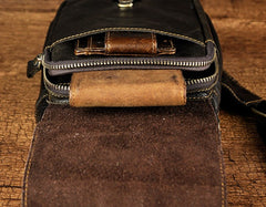Leather Mens Chest Bag Sling Bags Sling One Shoulder Bag Sling Backpack for men - iwalletsmen