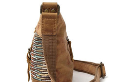 Mens Canvas Rustic Side Bag Messenger Bag Camera Courier Bag Shoulder Bag for Men - iwalletsmen