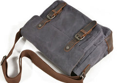 Mens Canvas Side Bag Messenger Bag Camera Courier Bag Shoulder Bag for Men - iwalletsmen