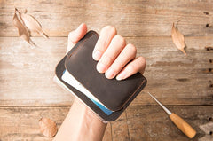 Vintage Leather Mens Card Holders Slim Front Pocket Wallet Card Wallets for Men - iwalletsmen