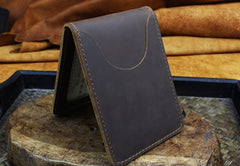 Leather ID Card Wallet id holder and wallet Womens ID Card Holder Wallet Mens Leather Wallet For ID Cards