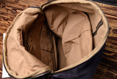 Canvas Mens Cool Backpack Bag Sling Bag Large Travel Bag Hiking Bag for Men