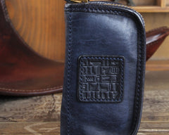 Handamde Genuine Leather Mens Cool Key Wallet Car Key Holder Car Key Case for Men