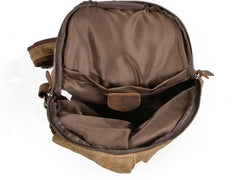 Cool Waxed Canvas Mens Sling Bag Chest Bag One Shoulder Packs for men - iwalletsmen