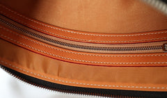 Cool Handmade Leather Mens Wristlet Bag Clutch Zipper Clutch for Men - iwalletsmen
