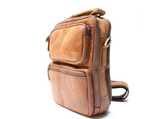Cool Leather Mens Small Handbags Messenger Bags Shoulder Bag for men - iwalletsmen