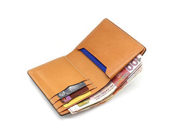 Cool Leather Mens Camouflage Small Wallet Front Pocket Wallet Slim Wallet for Men - iwalletsmen