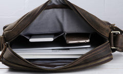 Cool Leather Vintage Mens Messenger Bags Small Shoulder Bags for Men - iwalletsmen