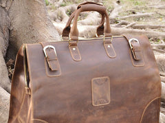 Leather Mens Doctor Bag Weekender Bags Travel Bag Duffle Bag for Men - iwalletsmen