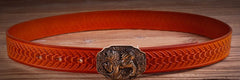 Handmade Genuine Custom Leather Mens Leather Men Brown Black Belt for Men