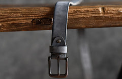Handmade Leather Mens Leather Men Distress Brown Black Belt for Men Cool Leather Belt