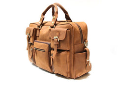 Cool Leather Mens Large Travel Bag Handbags Shoulder Bags for men - iwalletsmen