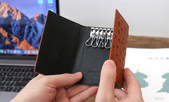 Leather Mens Key Wallet Car Keys Holder Cool Car Keys Case for Men - iwalletsmen
