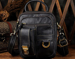 Vintage Leather Belt Pouches for Men Waist Bag BELT BAG Shoulder Bags For Men - iwalletsmen