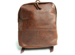 Cool Leather Mens Backpack Travel Backpack Vintage Laptop Backpack for men - iwalletsmen