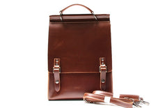 Cool Mens Leather Backpacks Travel Backpack School Backpacks for Men - iwalletsmen