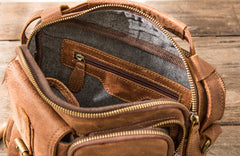 Cool Leather Small Mens Messenger Bags Small Shoulder Bags  for Men - iwalletsmen