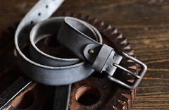 Handmade Leather Mens Leather Men Distress Brown Black Belt for Men Cool Leather Belt