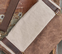 Mens Canvas Gray Cool Courier bag Messenger Bag Canvas Side Bag for Men - iwalletsmen