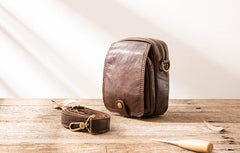 Leather Belt Pouch Phone Cases Mens Waist Bag Shoulder Bag for Men - iwalletsmen