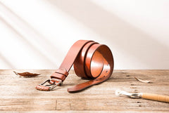 Handmade Cool Leather Mens Belt Leather Belt for Men - iwalletsmen